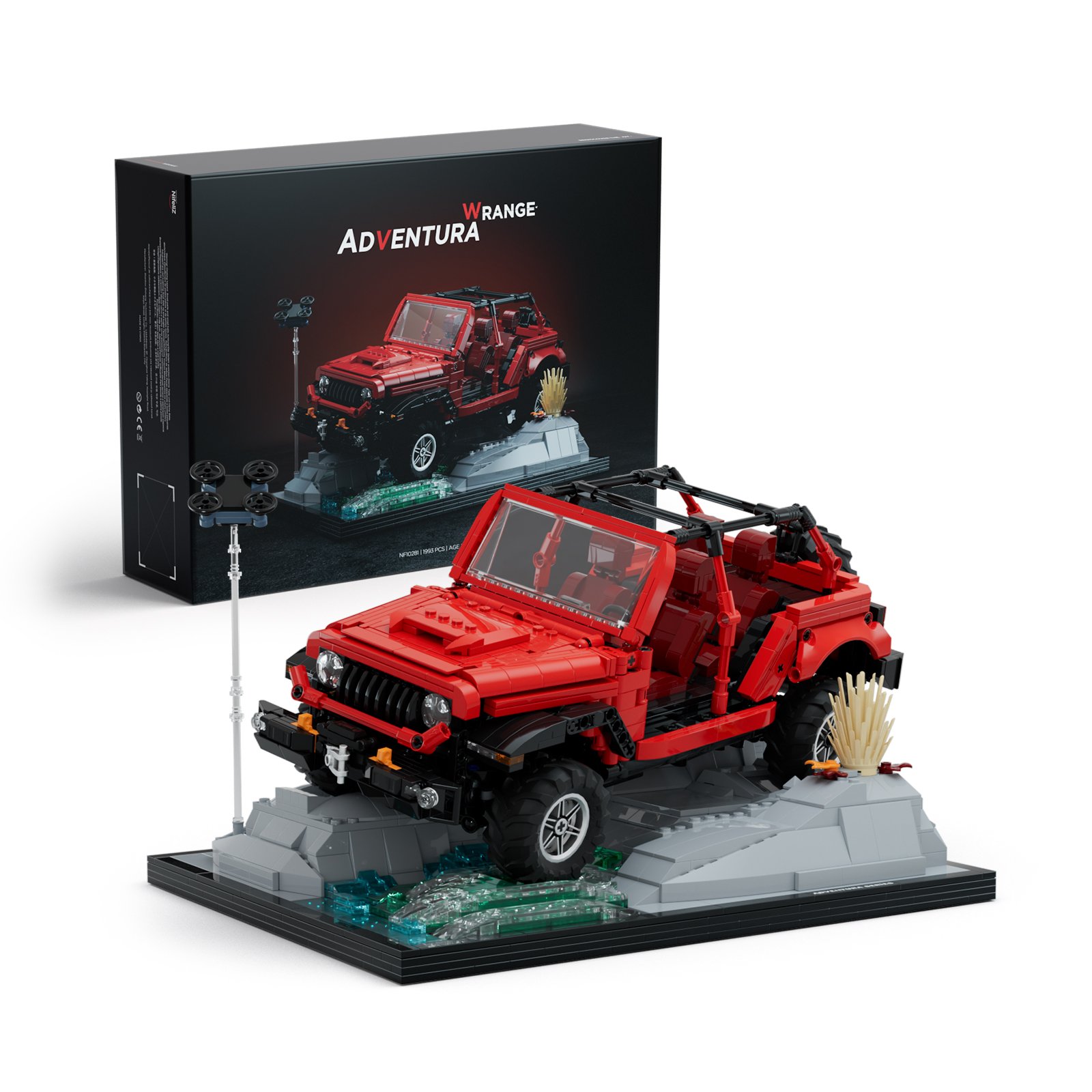 Off-Road Car Building Blocks Technical Model Kit for DIY and Vehicle Fans Nifeliz Wrange Christmas Gifts for Kids